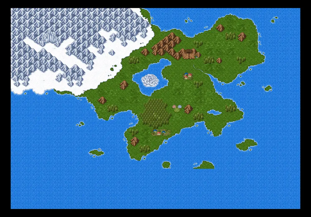 북  주 지도