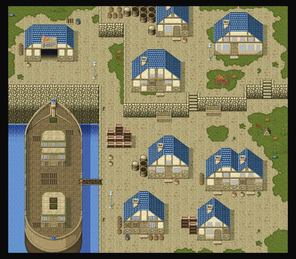 오밍햄 지도